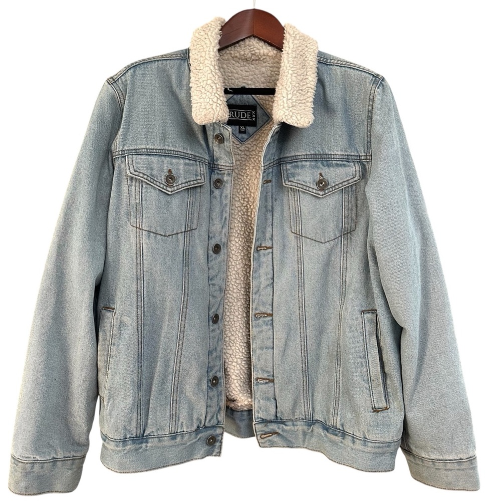 RUDE Lined Jean Jacket XL